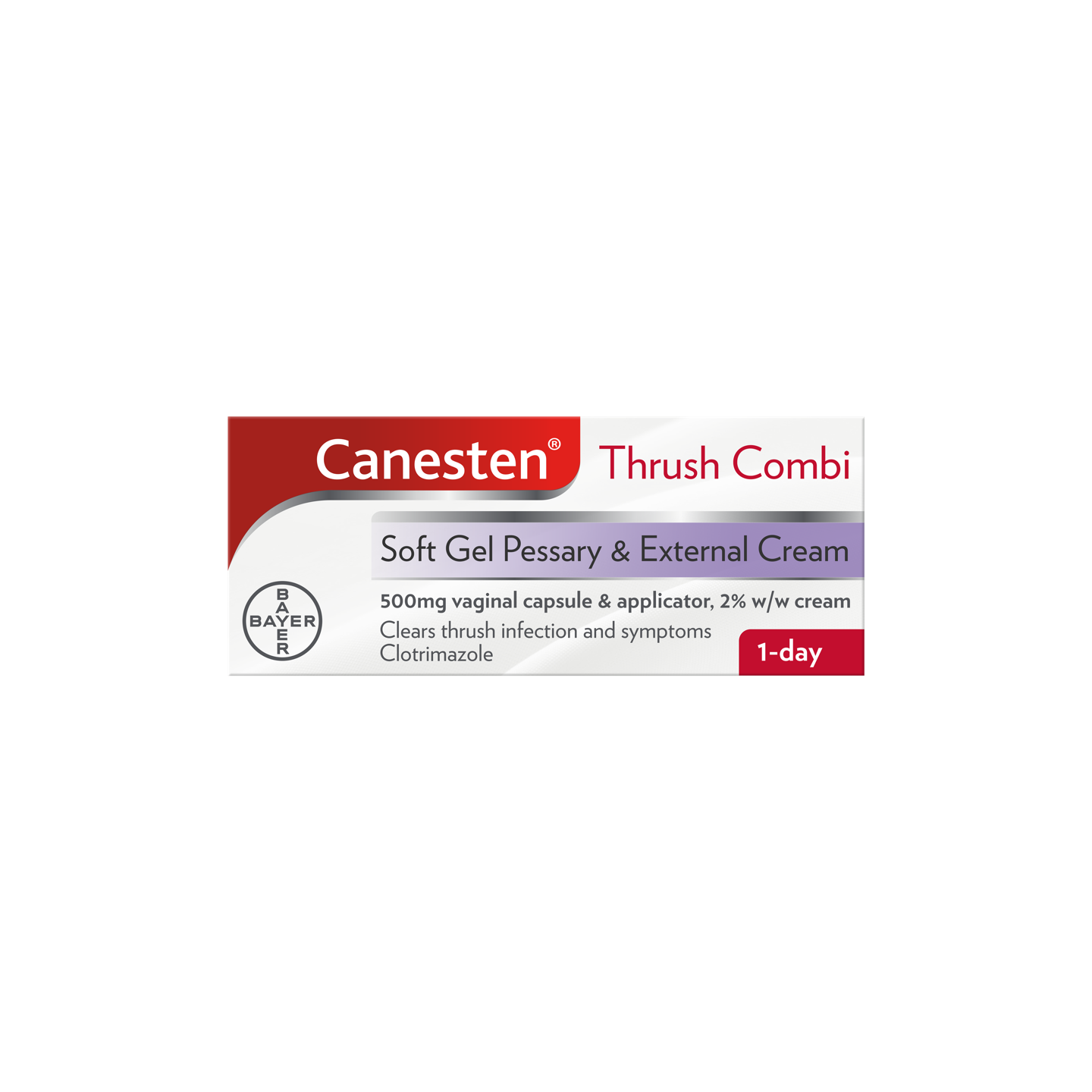 Canesten Thrush Combi Soft Gel Pessary and External Cream